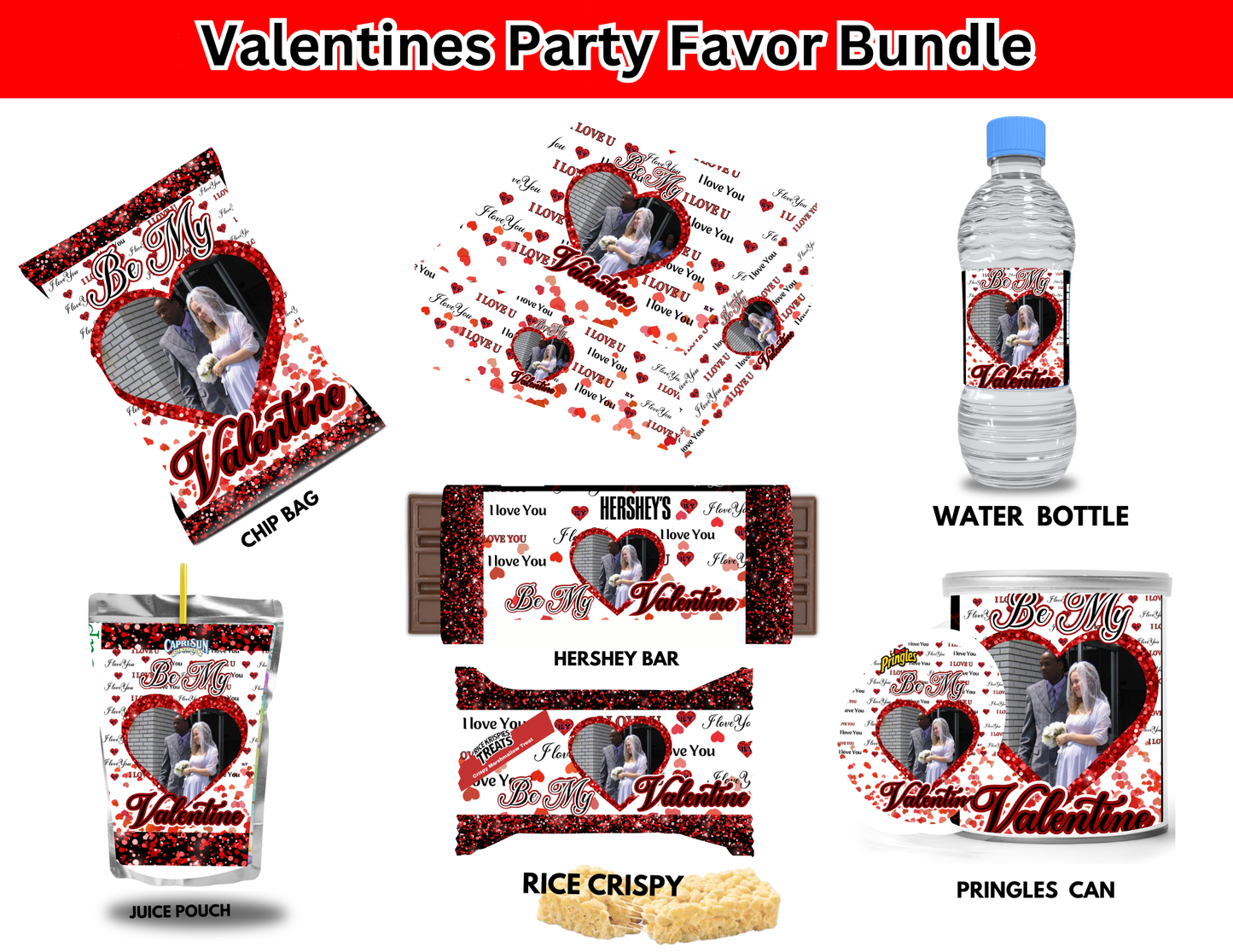 Valentines Party Favor bundle (Filled)